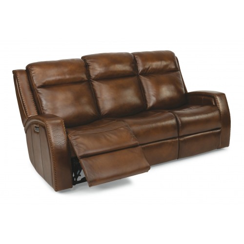 Mustang Power Reclining Sofa with Power Headrests